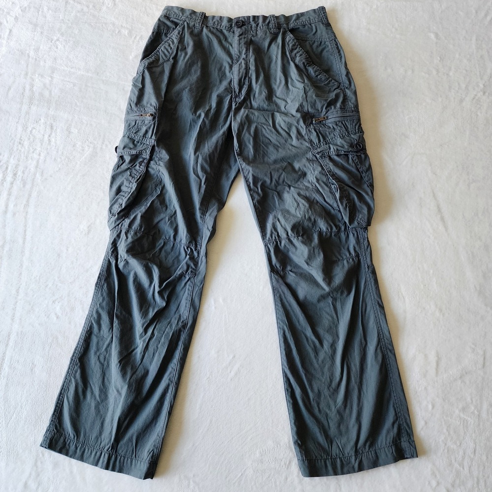 Marks & Spencer Cargo Pants Mens 34 W 31 L Combat Hiking Camping Pockets Cotton‎